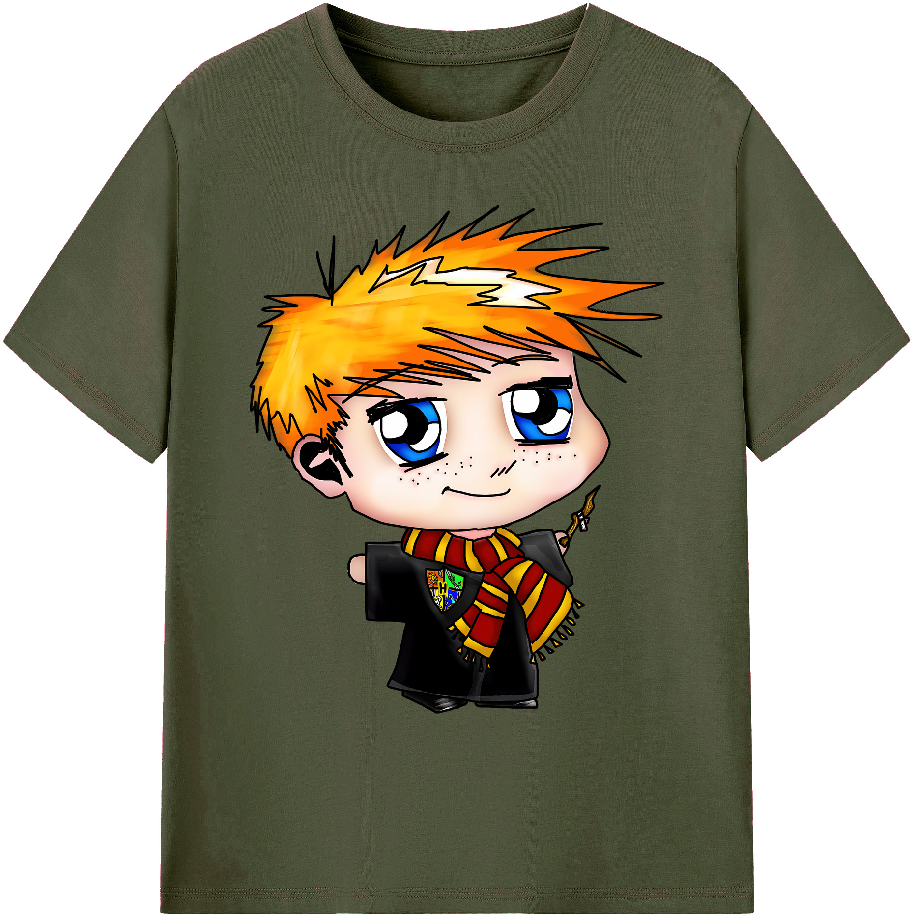 （画像用） Harry Potter ハリー・ポッターシリーズ 綿100％ メンズ半袖Tシャツ｜肌触りやわらか＆通気性